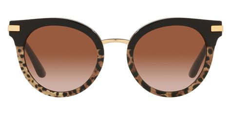 dolce gabbana brille leoprint|Sunglasses Dolce & Gabbana DG 4393 324413 Black/Leo Print.